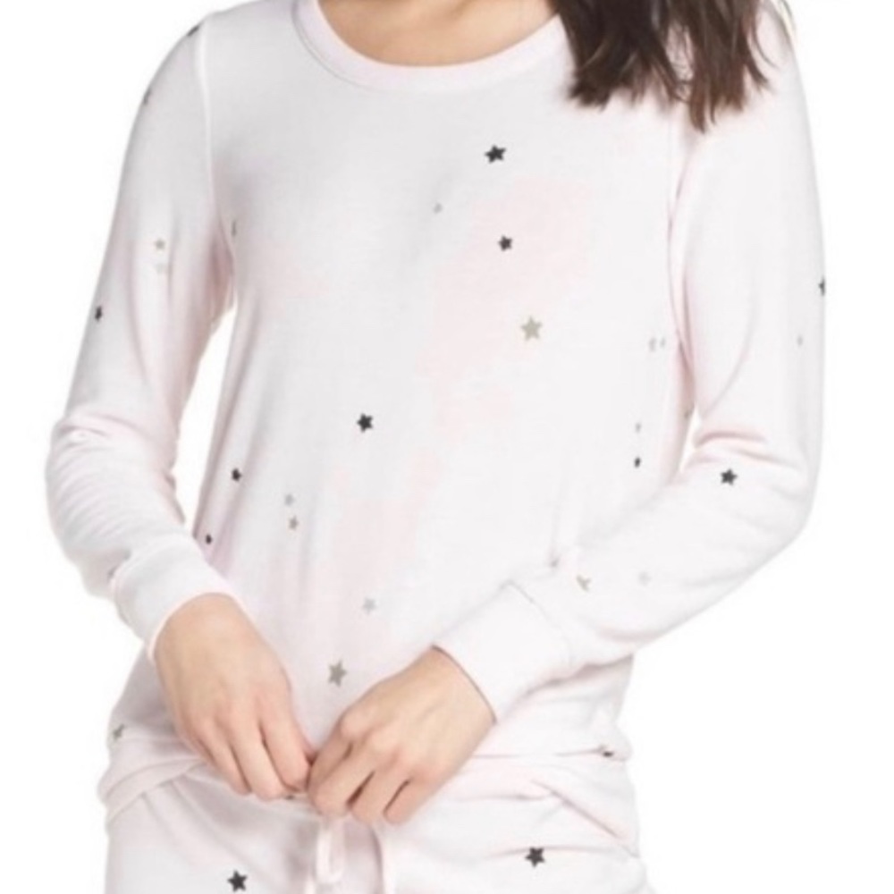 Chaser Light Pink Sweatshirt Size: Small